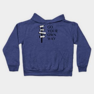 Chart Your Own Course Kids Hoodie